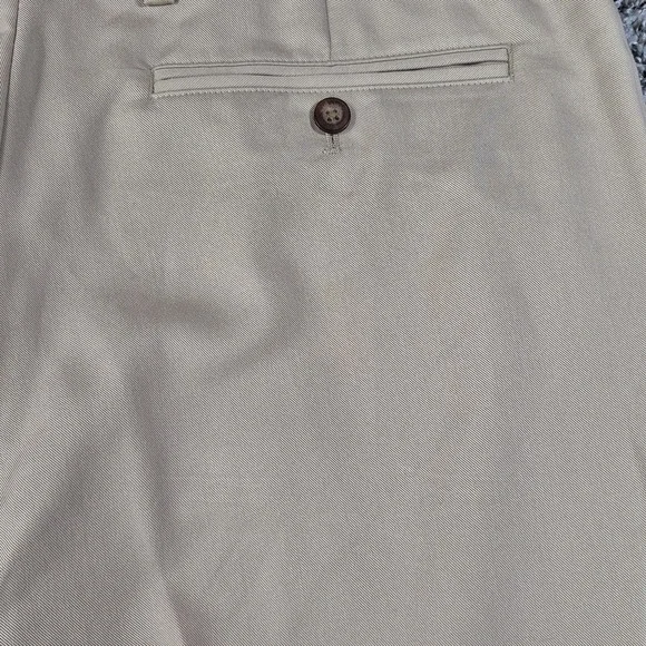 Cutter & Buck Double Pleat Microfiber Dress Pants, Slacks. Beige, 36X32. NWT!! - Picture 9 of 10